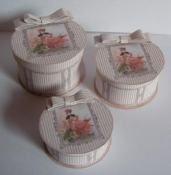 (image for) MADEMOISELLE HAT BOXES KIT DOWNLOAD